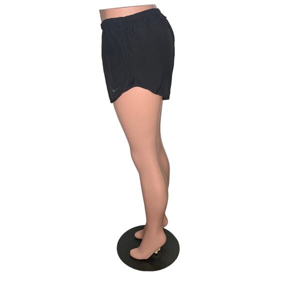 Nike Dri-Fit Short Black Elastic and Tie Waist Lining Black Hide Pockets Size M - Picture 7 of 13